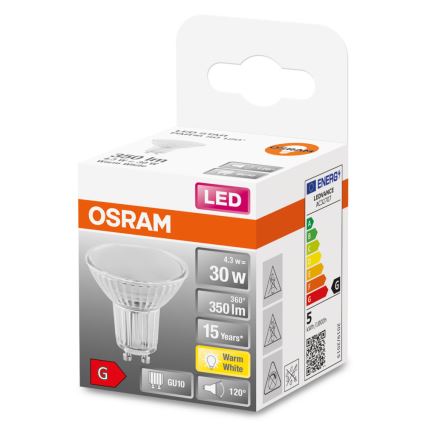 LED-Lampe STAR PAR16 GU10/4,3W/230V 2700K 120° - Osram