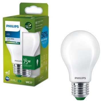 LED-Lampe ULTRAEFFICIENT Philips A60 E27/5,2W/230V 4000K