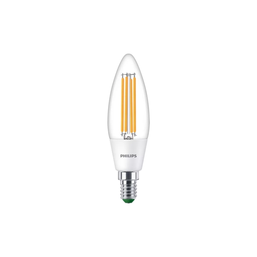 LED-Lampe ULTRAEFFICIENT VINTAGE Philips B35 E14, 2,3 W, 230 V, 3000 K