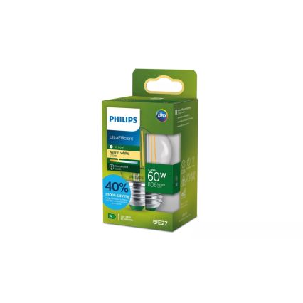 LED-Lampe ULTRAEFFICIENT VINTAGE Philips P45 E27/3,8W/230V 2700K