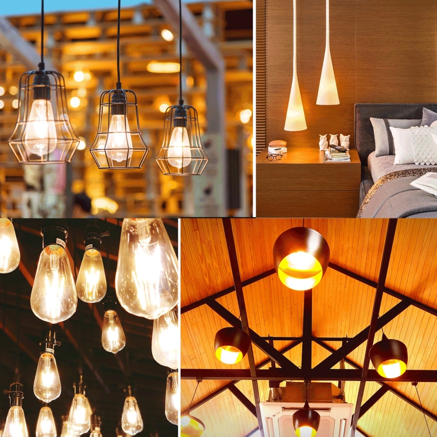 LED-Lampe VINTAGE ST64 E27/20W/230V 2700K - Aigostar