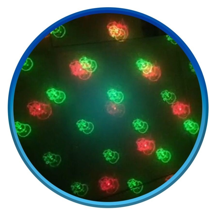 LED Laser-Projektor mit Fernbedienung 1xLED/230V IP65