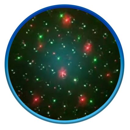 LED Laser-Projektor mit Fernbedienung 1xLED/230V IP65