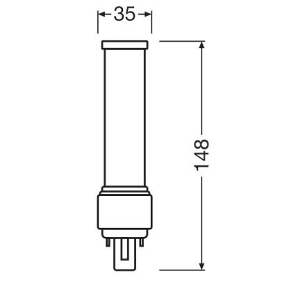 LED-Leuchtmittel G24D-1/6W/230V 4000K - Osram