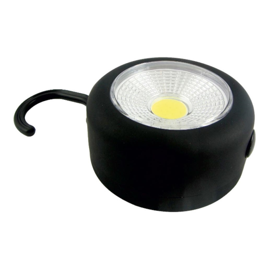 LED Leuchte mit Häkchen und Magnet LED/3W/3xAAA