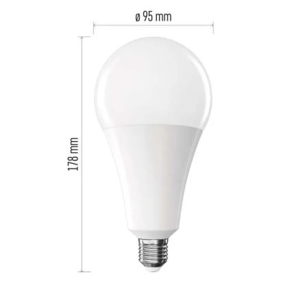 LED-Leuchtmittel A95 E27/28W/230V 2700K