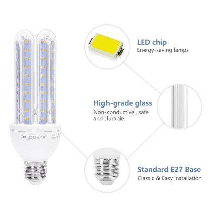 LED-Leuchtmittel E27/23W/230V 3000K - Aigostar