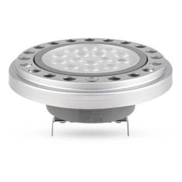 LED-Leuchtmittel ECOLINE AR111 G53/12W/12V 3000K 30° silbern - Brilagi