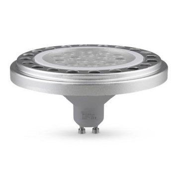 LED-Leuchtmittel ECOLINE AR111 GU10/15W/230V 3000K 30° silbern - Brilagi