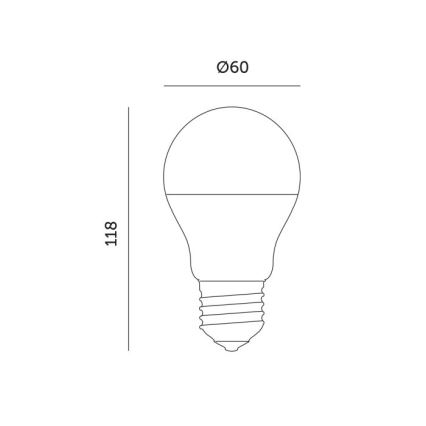 LED-Leuchtmittel für die Pflanzenzucht PLANTY E27/11W/230V 1200K weiß