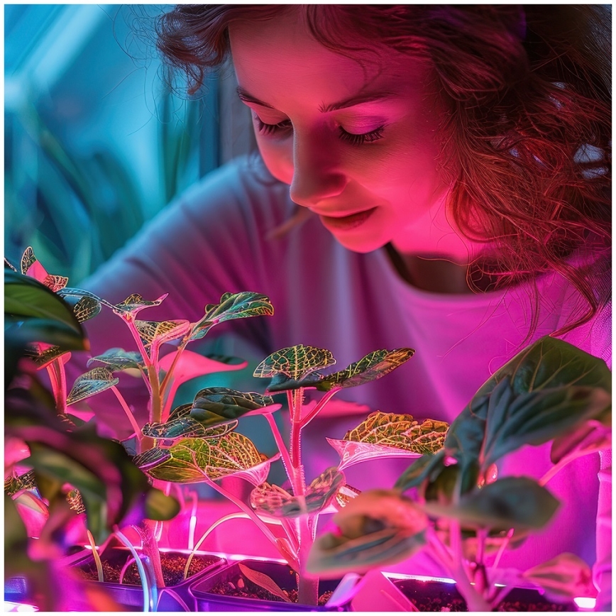 LED-Leuchtmittel für die Pflanzenzucht PLANTY E27/40W/230V 1200K