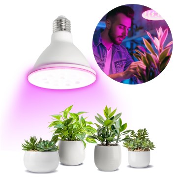 LED-Leuchtmittel für die Pflanzenzucht PLANTY E27/9W/230V 1200K weiß