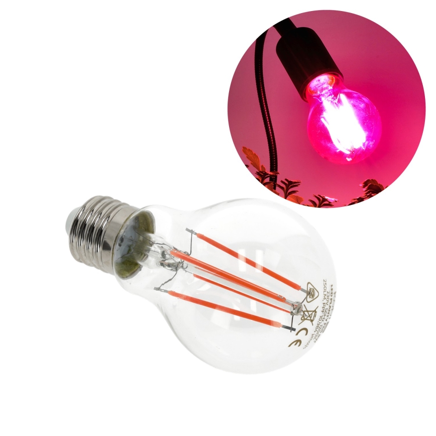 LED-Leuchtmittel für die Pflanzenzucht VITABLOOM E27/8W/230V 1200K - Brilagi