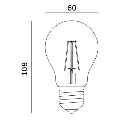 LED-Leuchtmittel für die Pflanzenzucht VITABLOOM E27/8W/230V 1200K - Brilagi