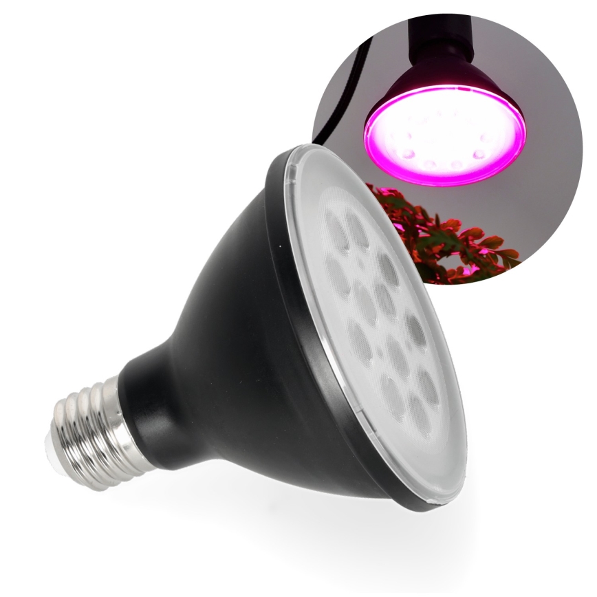 LED-Leuchtmittel für die Pflanzenzucht VITABLOOM E27/9W/230V 1200K schwarz - Brilagi
