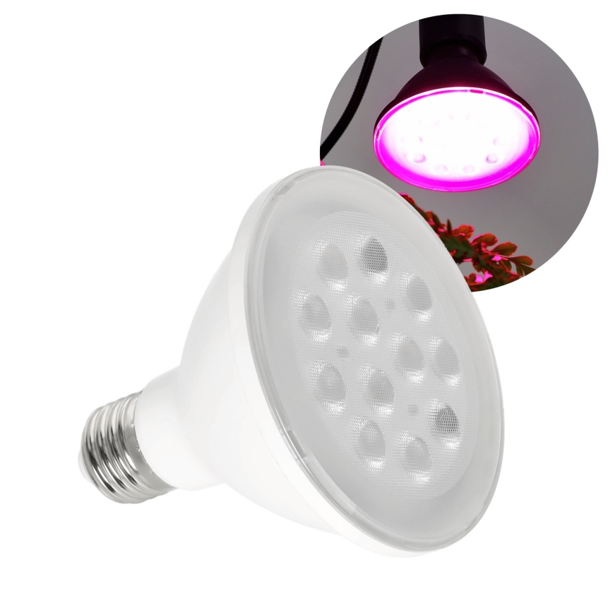 LED-Leuchtmittel für die Pflanzenzucht VITABLOOM E27/9W/230V 1200K weiß - Brilagi