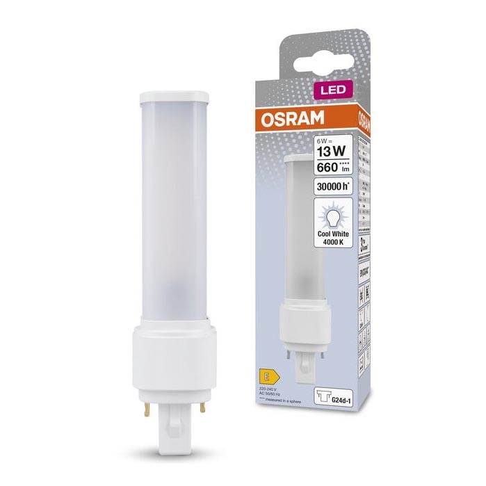 LED-Leuchtmittel G24D-1/6W/230V 4000K - Osram