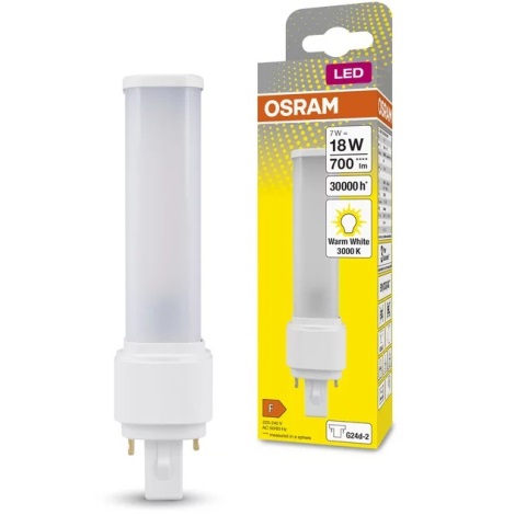 LED-Leuchtmittel G24D-2/7W/230V 3000K - Osram