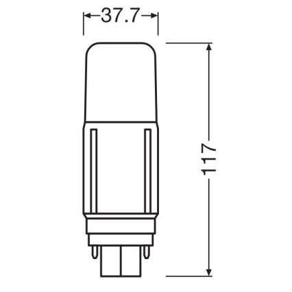 LED-Leuchtmittel G24d/7,5W/230V 4000K - Osram