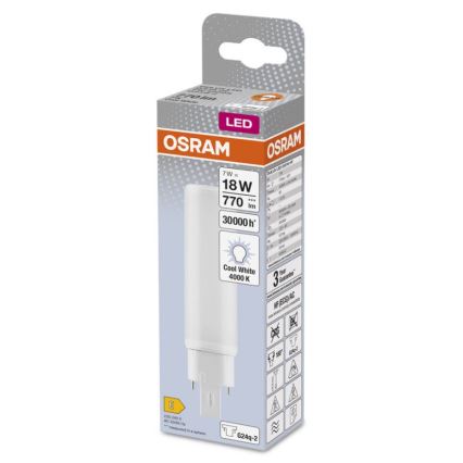 LED-Leuchtmittel G24q-2/7W/230V 4000K - Osram