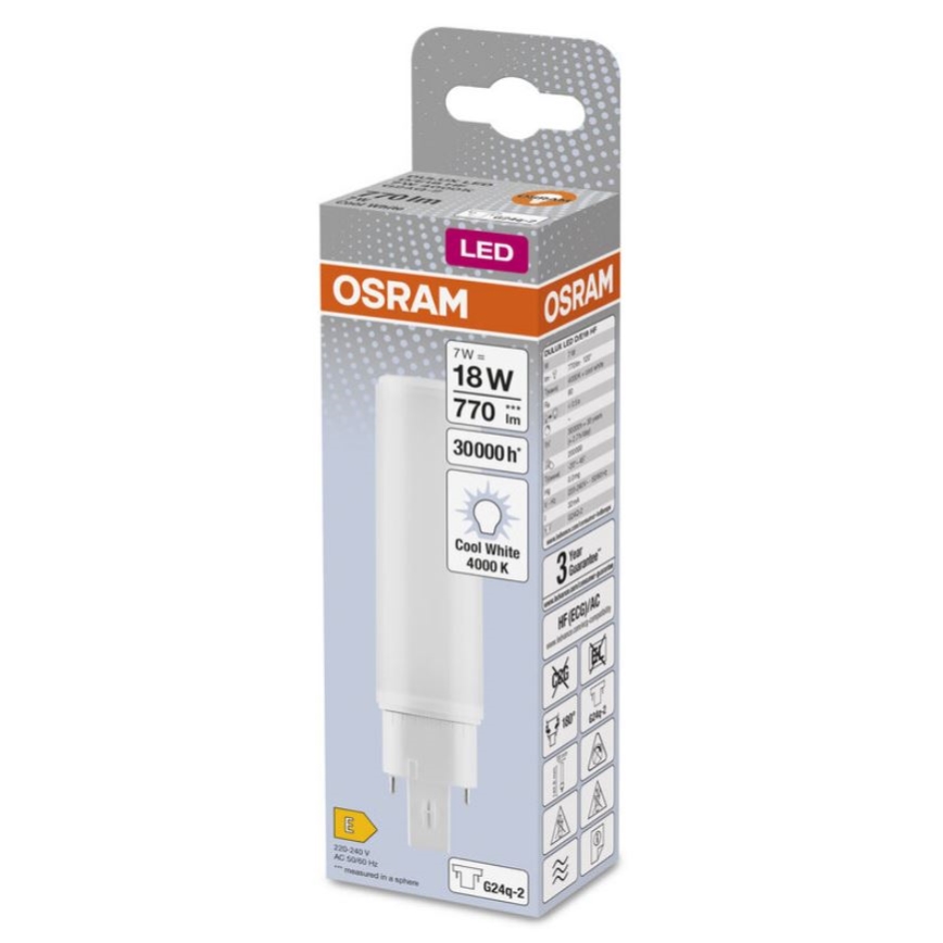 LED-Leuchtmittel G24q-2/7W/230V 4000K - Osram