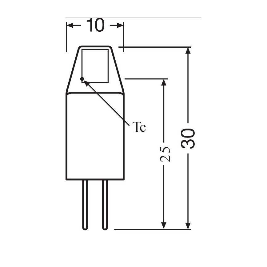 LED-Leuchtmittel G4/10W/12V 2700K - Osram