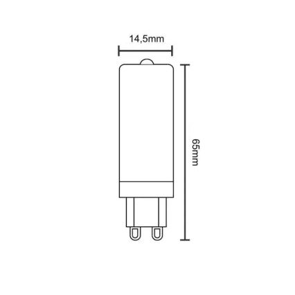 LED-Leuchtmittel G9/4W/230V 2800K