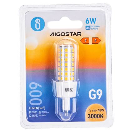 LED-Leuchtmittel G9/6W/230V 3000K - Aigostar