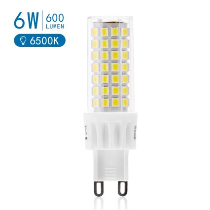 LED-Leuchtmittel G9/6W/230V 6500K - Aigostar