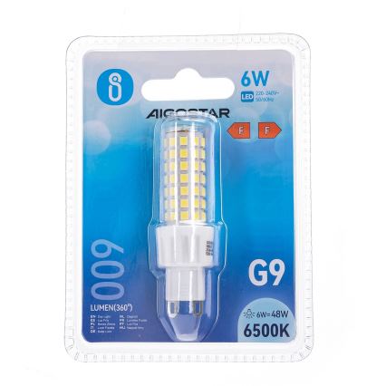 LED-Leuchtmittel G9/6W/230V 6500K - Aigostar