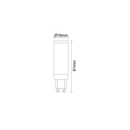 LED-Leuchtmittel G9/7,6W/230V 4000K