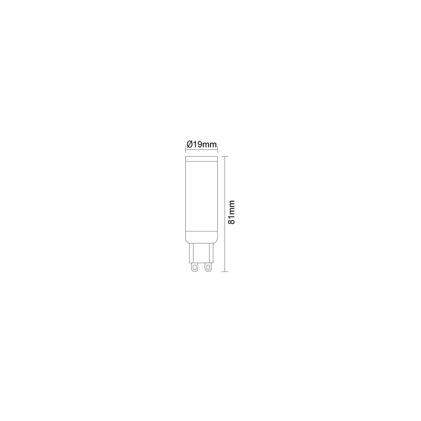 LED-Leuchtmittel G9/7,6W/230V 4000K