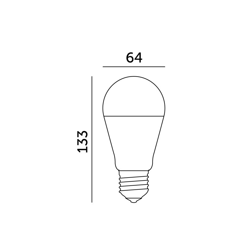 LED-Leuchtmittel GS E27/17W/230V 3000K