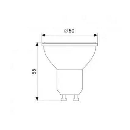 LED-Leuchtmittel GU10/1,5W/230V 4000K