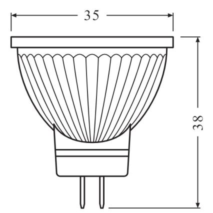 LED-Leuchtmittel GU4/2,5W/12V 2700K - Osram