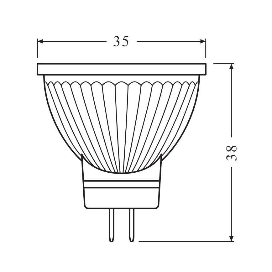 LED-Leuchtmittel GU4/2,5W/12V 2700K - Osram