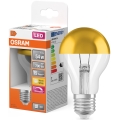LED-Leuchtmittel mit verspiegeltem Oberteil SUPERSTAR E27/7W/230V 2700K goldfarben - Osram