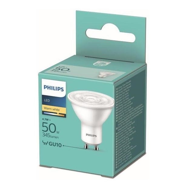 LED-Leuchtmittel Philips GU10/4,7W/230V 2700K