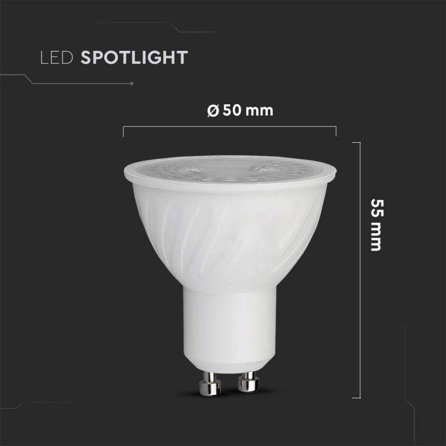 LED-Leuchtmittel SAMSUNG CHIP GU10/6W/230V 3000K