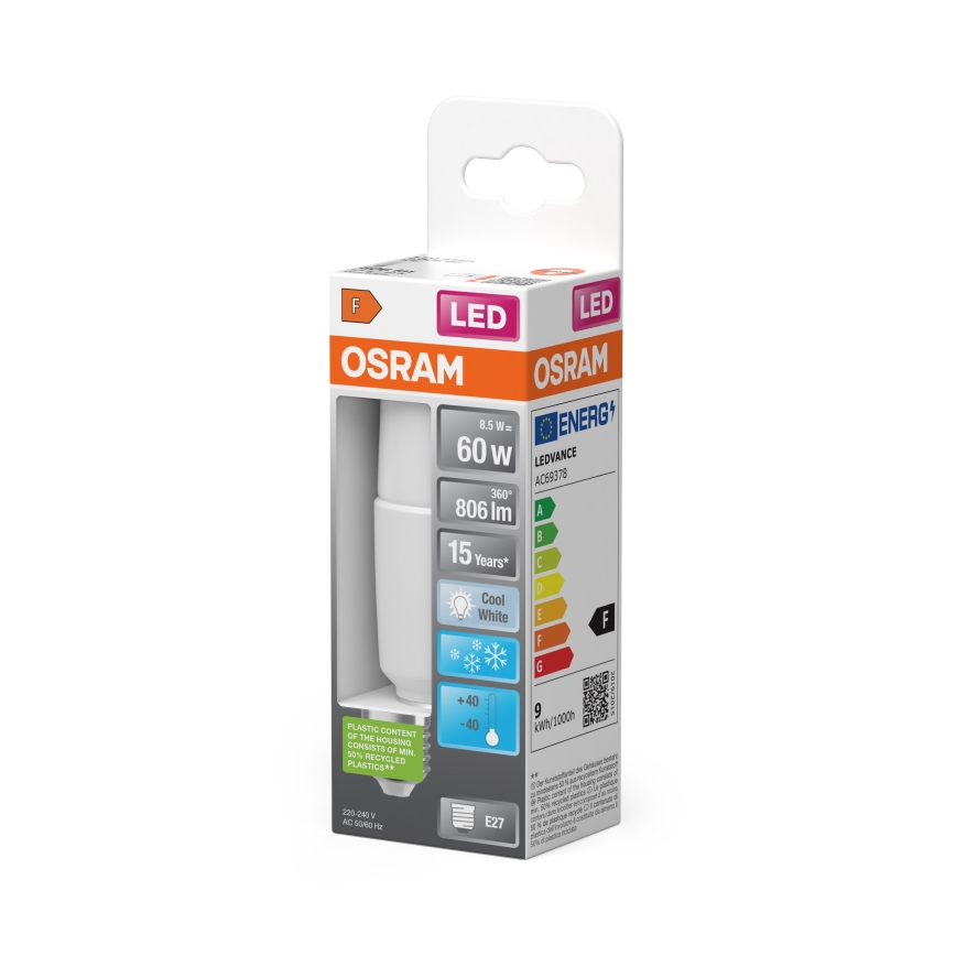 LED-Leuchtmittel STICK E27/8,5W/230V 4000K - Osram