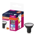 LED-Leuchtmittel VALUE PAR16 GU10/6,9W/230V 4000K 120° schwarz - Ledvance
