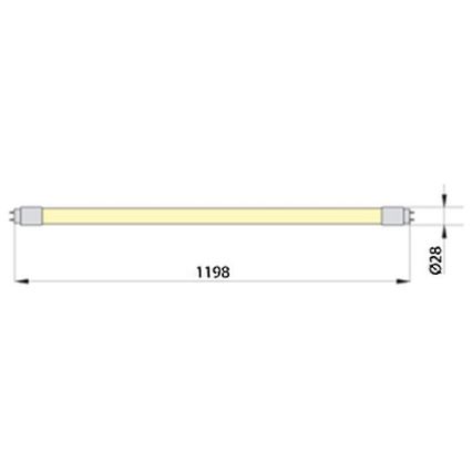 LED Leuchtstofflampe ECOSTER T8 G13/18W/230V 4000K