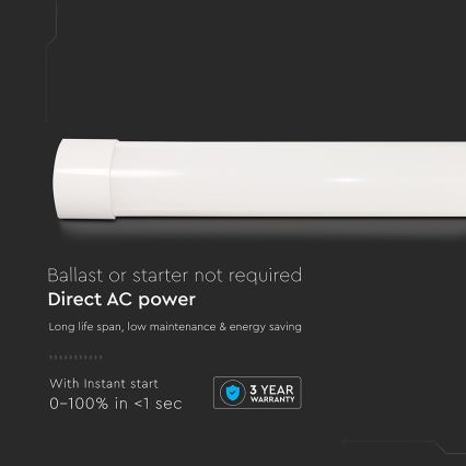 LED Leuchtstofflampe LED/20W/230V 6500K 60 cm weiß