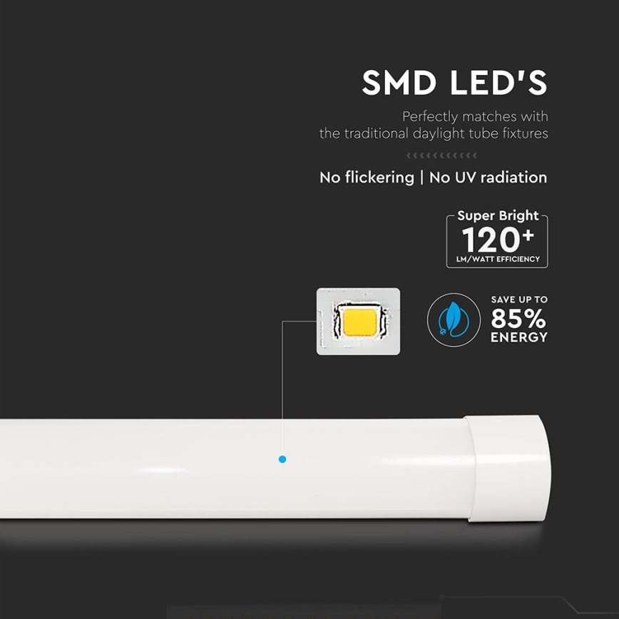 LED Leuchtstofflampe LED/20W/230V 6500K 60 cm weiß