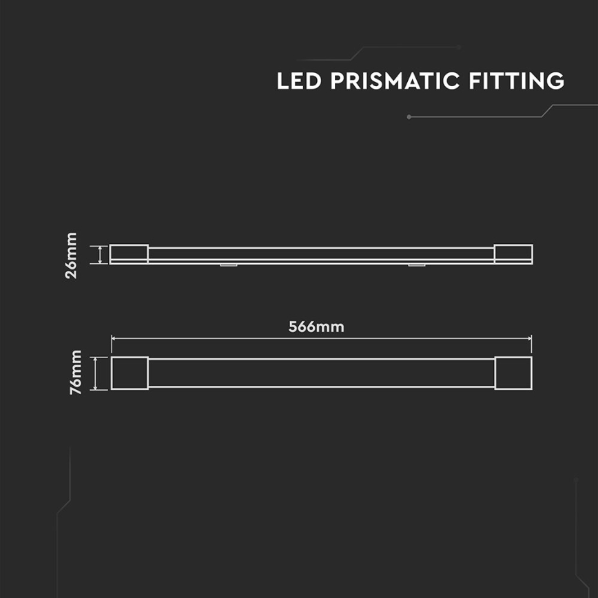 LED Leuchtstofflampe LED/20W/230V 6500K 60 cm weiß