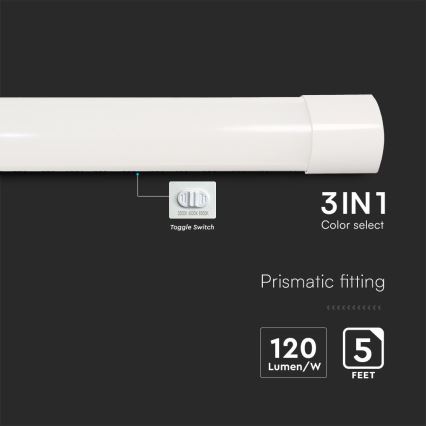 LED Leuchtstofflampe LED/50W/230V 3000/4000/6500K 146 cm