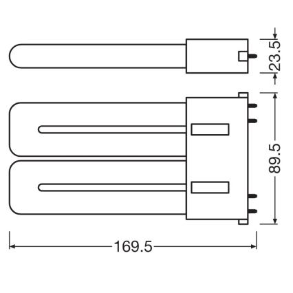 LED-Leuchtstoffröhre 2G10/12W/230V 4000K - Osram