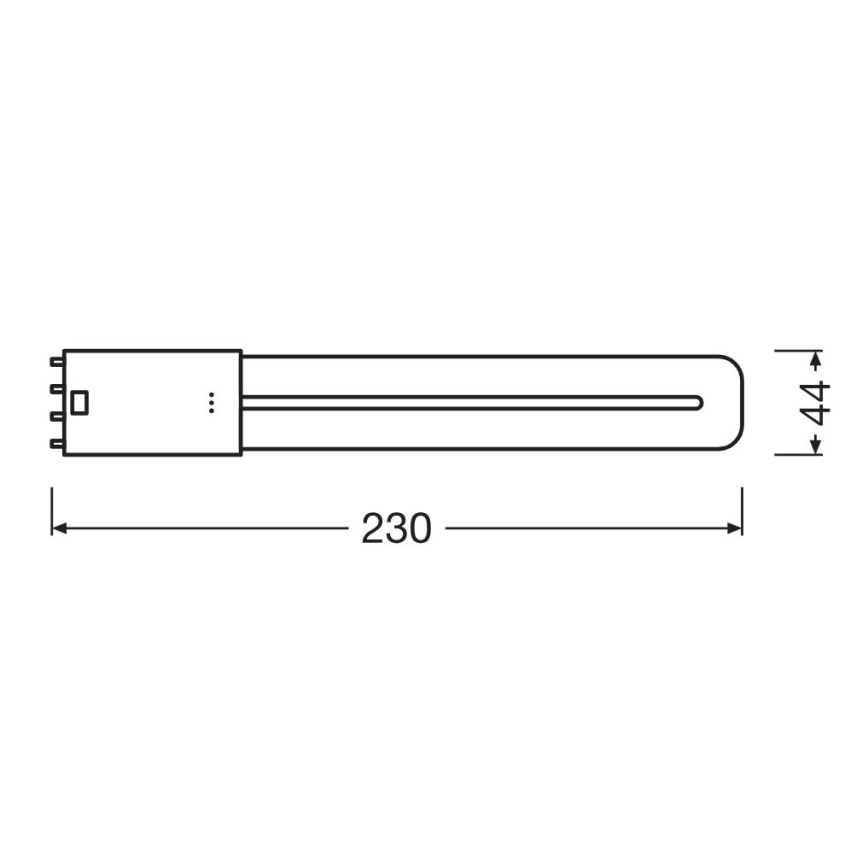 LED-Leuchtstoffröhre 2G11/8W/230V 3000K - Osram