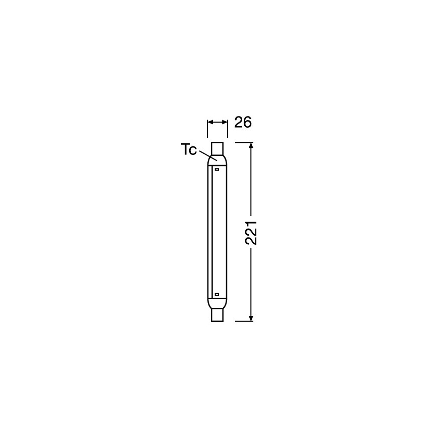 LED-Leuchtstoffröhre LINE S15s/4W/230V 2700K - Osram
