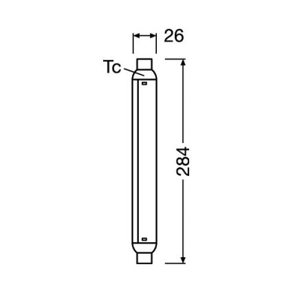 LED-Leuchtstoffröhre LINE S15s/7W/230V 2700K - Osram